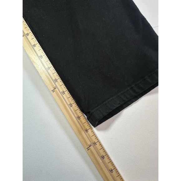 GOOD AMERICAN Women's SIZE 12 Black Straight Leg Stretchy Jeans Denim - Picture 11 of 11